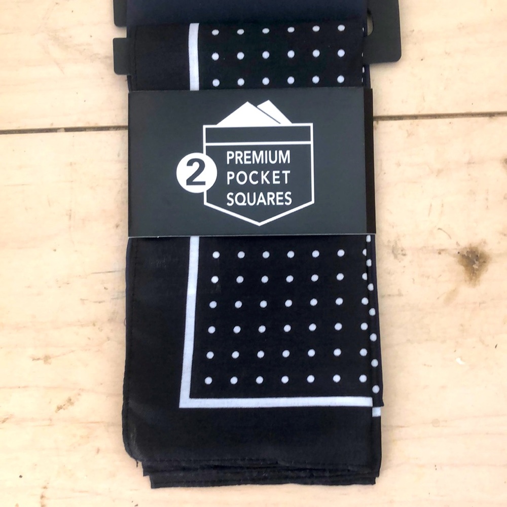 Set of 2 premium pocket square